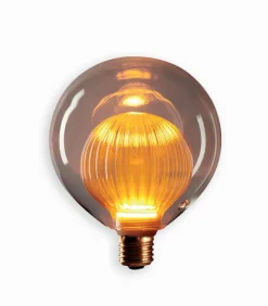 Ampoules Led|Cocktail Scandinave Ampoule LED sphérique striée 2 en 1