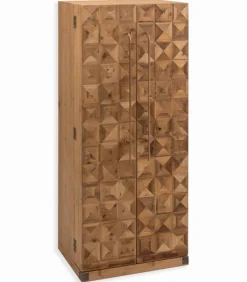 Bars & Étagères À Vin|Cocktail Scandinave Armoire-bar vintage en bois WENDY