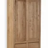 Armoires|Cocktail Scandinave Armoire frêne massif 2 portes coulissantes HARTFORD