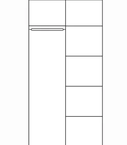 Armoires|Cocktail Scandinave Armoire pin massif ciré JESSY