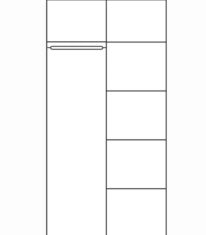 Armoires|Cocktail Scandinave Armoire pin massif ciré JESSY
