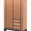 Armoires|Cocktail Scandinave Armoire pin massif huilé FOX