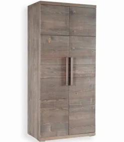 Armoires|Cocktail Scandinave Armoire pin massif 2 portes SANDERS