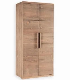 Armoires|Cocktail Scandinave Armoire pin massif 2 portes SANDERS