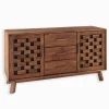 Bahuts & Vaisseliers|Cocktail Scandinave Bahut BIWA 2 portes 3 tiroirs