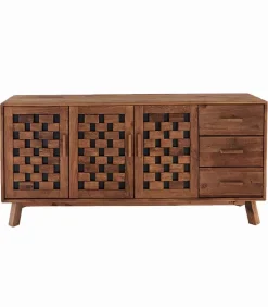 Bahuts & Vaisseliers|Cocktail Scandinave Bahut BIWA 3 portes 3 tiroirs