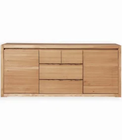 Bahuts & Vaisseliers|Cocktail Scandinave Bahut frêne massif L 210 cm HARTFORD