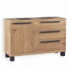 Bahuts & Vaisseliers|Cocktail Scandinave Bahut frêne 1 porte PIER