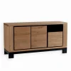 Bahuts & Vaisseliers|Cocktail Scandinave Bahut pin massif 3 portes FOX