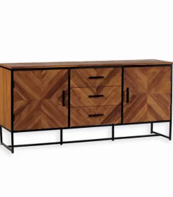 Découvrez Nos Meubles En Teck|Bahuts & Vaisseliers|Cocktail Scandinave Bahut teck recyclé RAMA