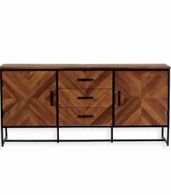 Découvrez Nos Meubles En Teck|Bahuts & Vaisseliers|Cocktail Scandinave Bahut teck recyclé RAMA