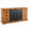 Découvrez Nos Meubles En Teck|Bahuts & Vaisseliers|Cocktail Scandinave Bahut teck recyclé STANLEY 2 portes