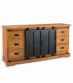 Découvrez Nos Meubles En Teck|Bahuts & Vaisseliers|Cocktail Scandinave Bahut teck recyclé STANLEY 2 portes