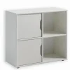 Commodes|Cocktail Scandinave Bloc de rangement blanc GENIUS
