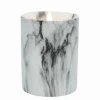 Décorations Led|Bougies & Senteurs|Cocktail Scandinave Bougie LED cylindrique façon marbre