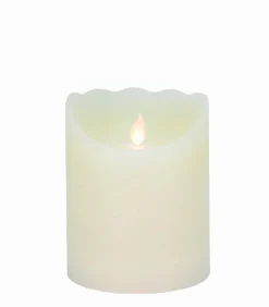 Décorations Led|Bougies & Senteurs|Cocktail Scandinave Bougie LED cylindrique ivoire Ø 10 cm