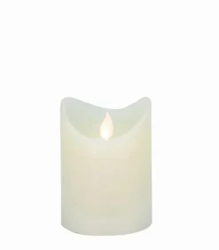 Décorations Led|Bougies & Senteurs|Cocktail Scandinave Bougie LED cylindrique ivoire Ø 7.5 cm