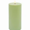 Bougies & Senteurs|Cocktail Scandinave Bougie LED cylindrique plastique vert H 20 cm