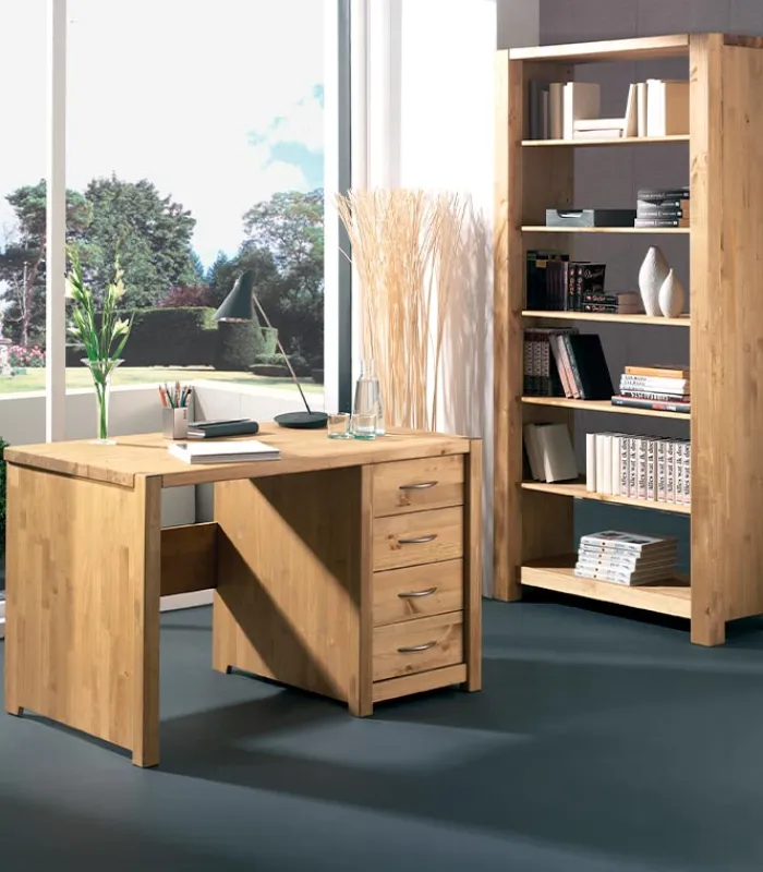 Bureaux|Cocktail Scandinave Bureau pin massif huilé FJORD