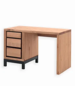 Bureaux|Cocktail Scandinave Bureau pin massif huilé FOX