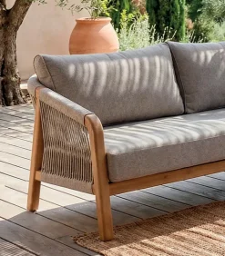 Ensembles De Jardin|Cocktail Scandinave Canapé d’angle de jardin PAROS
