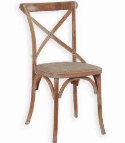 Chaises|Chaises|Cocktail Scandinave Chaise bistrot chêne massif blanchi KENTUCKY