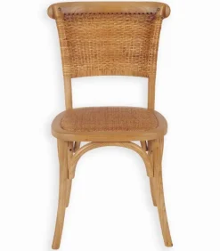 Chaises|Chaises|Cocktail Scandinave Chaise bistrot orme & rotin HEPBURN