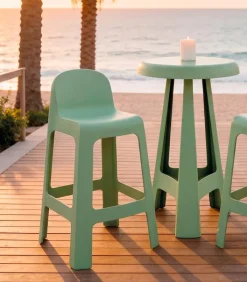 Fauteuils & Chaises De Jardin|Cocktail Scandinave Chaise de bar MILOS