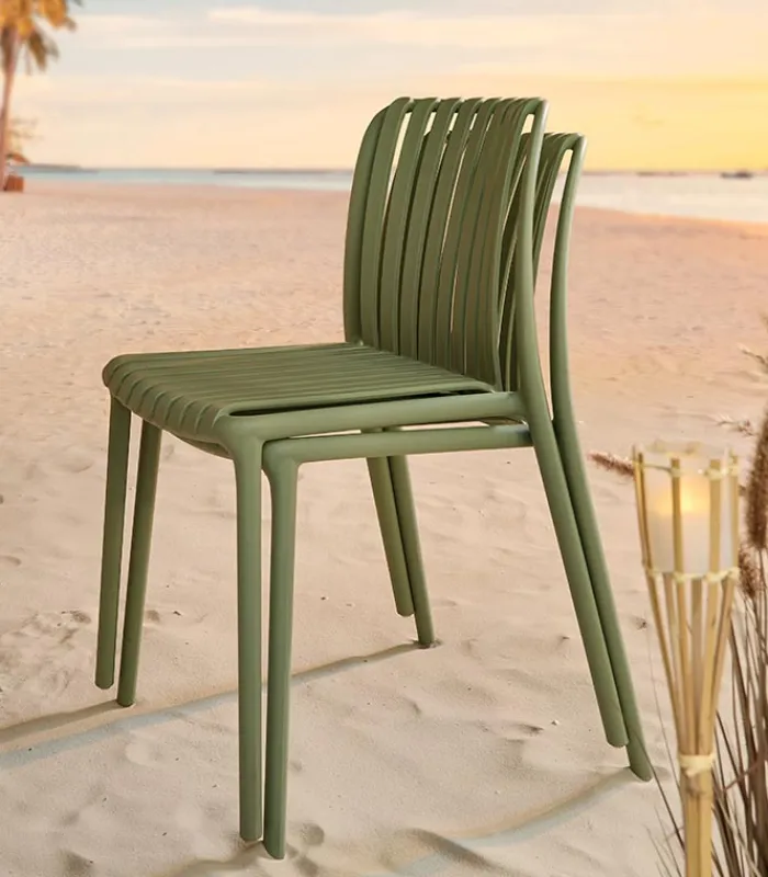Fauteuils & Chaises De Jardin|Cocktail Scandinave Chaise de jardin empilable AVILA