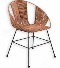 Chaises|Chaises|Cocktail Scandinave Chaise rotin CINTA