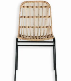 Chaises|Chaises|Cocktail Scandinave Chaise rotin CURTIS