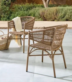 Fauteuils & Chaises De Jardin|Chaises|Cocktail Scandinave Chaise rotin empilable SINGAPOUR