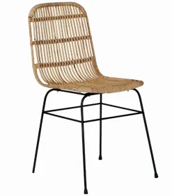 Chaises|Chaises|Cocktail Scandinave Chaise rotin MOARA