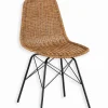Chaises|Chaises|Cocktail Scandinave Chaise rotin YAIZA