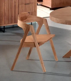 Découvrez Nos Meubles En Teck|Chaises|Cocktail Scandinave Chaise teck massif BENDI