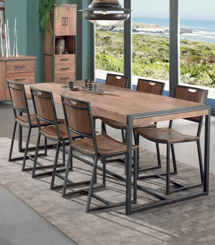 Découvrez Nos Meubles En Teck|Chaises|Cocktail Scandinave Chaise teck & métal BROWTON