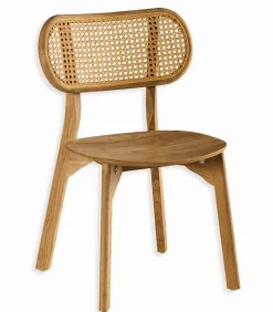 Découvrez Nos Meubles En Teck|Chaises|Cocktail Scandinave Chaise teck & rotin SOLANA