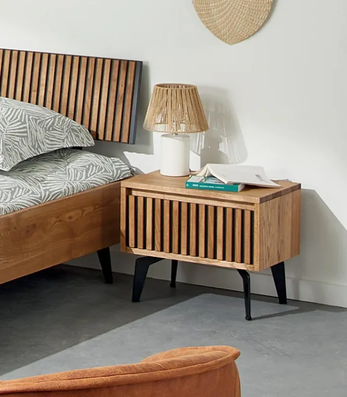 Chevets|Cocktail Scandinave Chevet frêne ALSEN