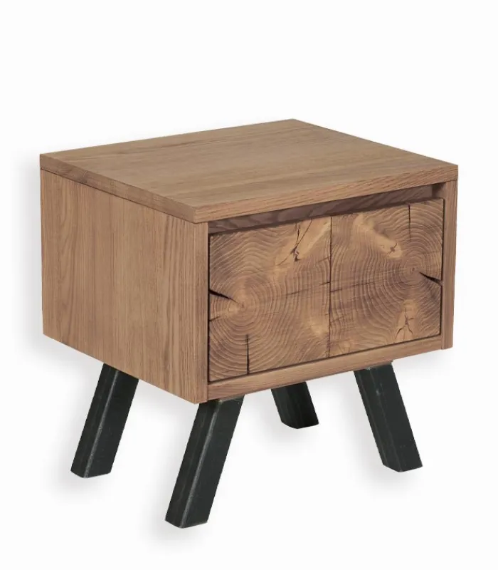 Chevets|Cocktail Scandinave Chevet frêne massif brossé OREGON