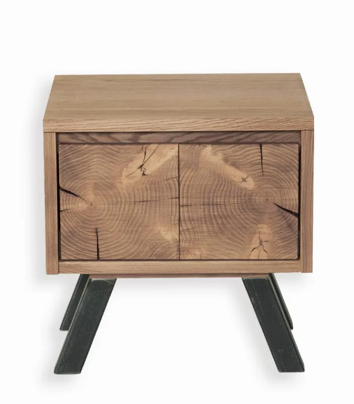 Chevets|Cocktail Scandinave Chevet frêne massif brossé OREGON