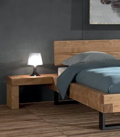 Chevets|Cocktail Scandinave Chevet pin massif brossé ciré NORDLAND