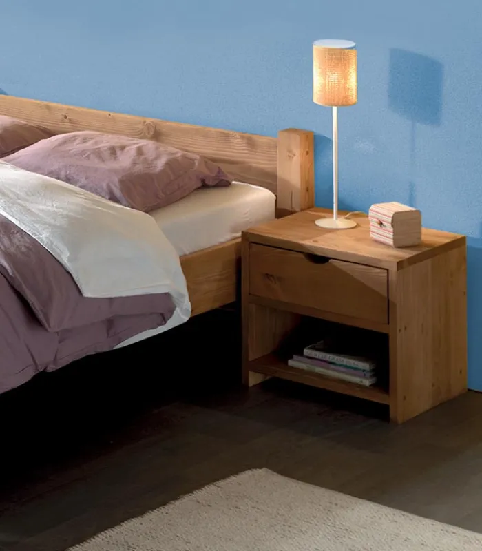 Chevets|Cocktail Scandinave Chevet pin massif ciré JESSY