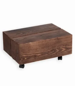 Chevets|Cocktail Scandinave Chevet pin massif ciré POUTRE