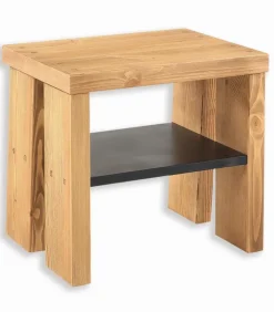 Chevets|Cocktail Scandinave Chevet pin massif PETRA