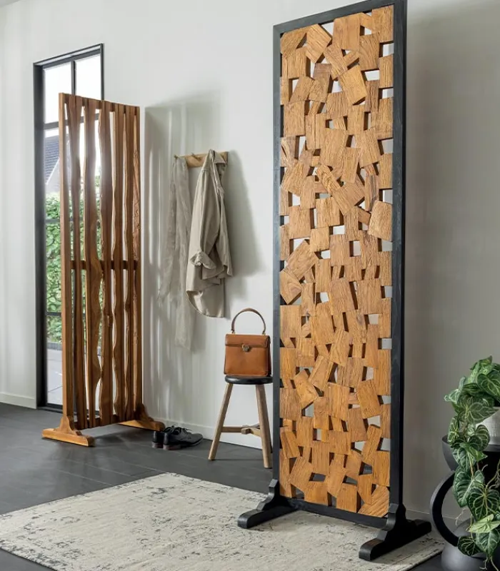 Découvrez Nos Meubles En Teck|Miroirs & Cloisons|Cocktail Scandinave Cloison teck MENDI