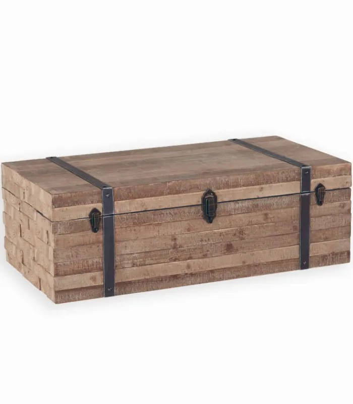 Coffres|Cocktail Scandinave Coffre sapin massif WESTMOUNT