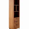 Découvrez Nos Meubles En Teck|Bonnetières & Colonnes|Cocktail Scandinave Colonne teck massif CROXTON 3 tiroirs