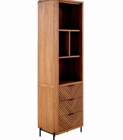 Découvrez Nos Meubles En Teck|Bonnetières & Colonnes|Cocktail Scandinave Colonne teck massif CROXTON 3 tiroirs