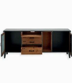 Commodes Déco|Cocktail Scandinave Commode basse MINDY 2 tiroirs
