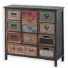 Commodes Déco|Cocktail Scandinave Commode bois 4 tiroirs 3 portes – WENDY